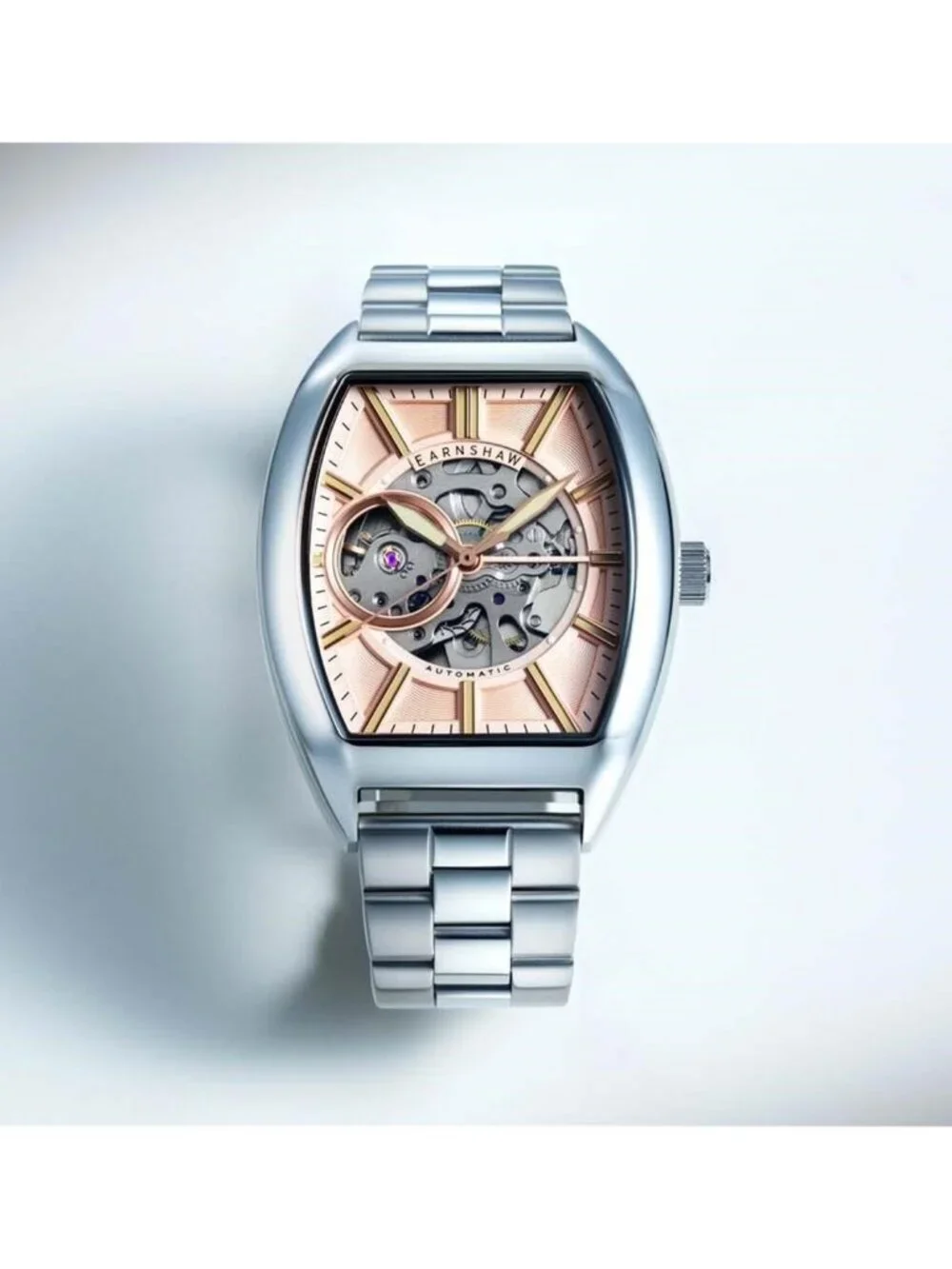NWT Thomas Earnshaw Beauchamp Automatic Rose Gold Dial Men's Watch